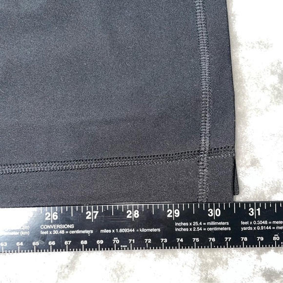 Old Navy Maternity Black Flare Activewear Pants Over the Belly Waist Wide Leg M - Picture 8 of 8